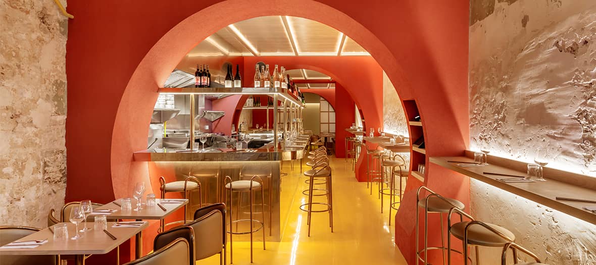 La salle du restaurant Baobar à Paris