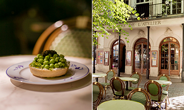 Seveste, romantic bistrot in Monmartre in Paris