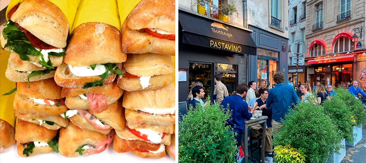 Les Panini de Pastavino Epicerie Italienne