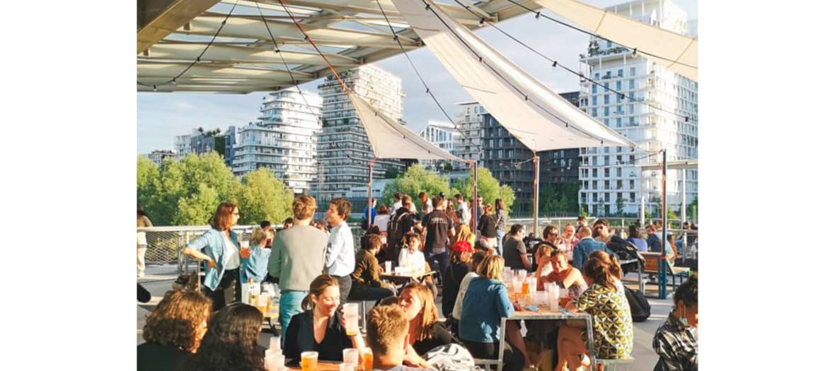 Le rooftop de l'hôtel Paradiso à Paris