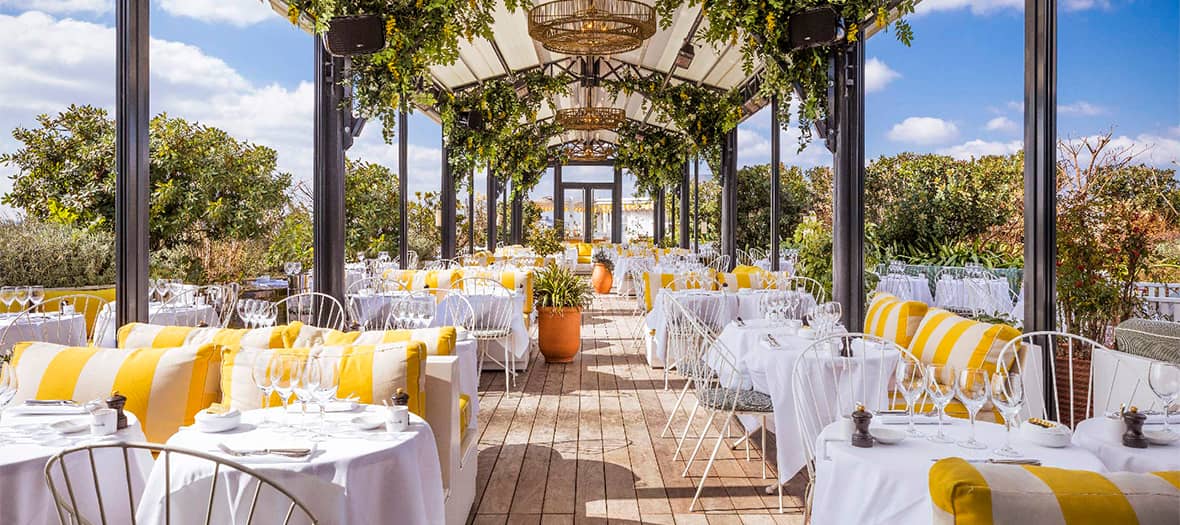 Le rooftop de l'hôtel Paradiso à Paris