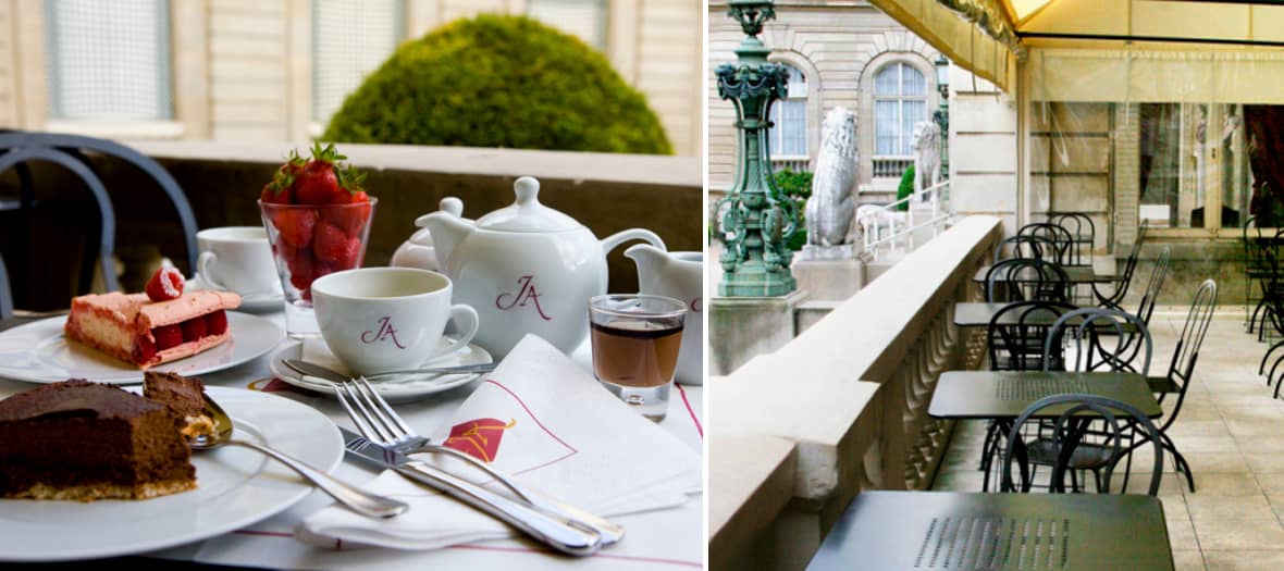 The Jacquemart-André tea room in Paris