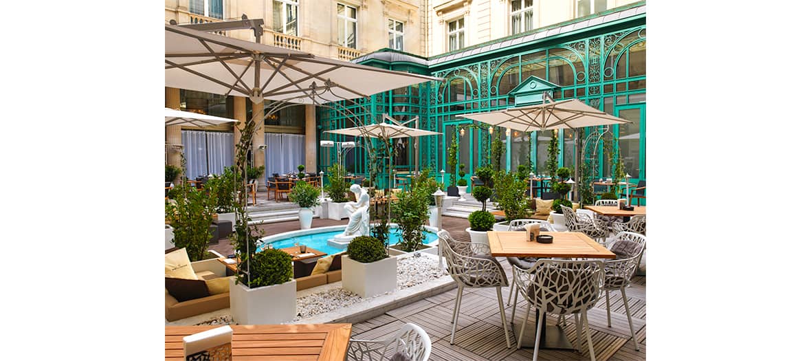 The Westin hotel terrace in Paris