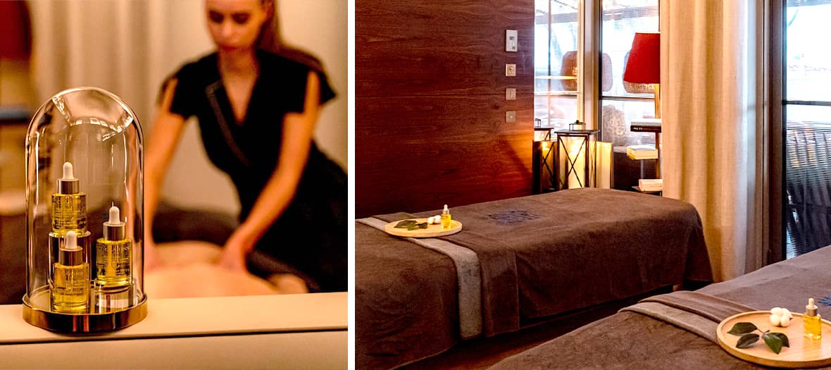 A Clarins men's treatment at the Brach hotel in Paris