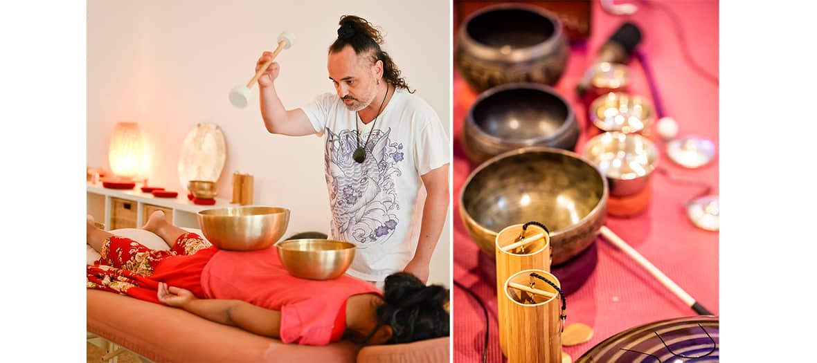 Un massage sonore chez Zen&Sounds