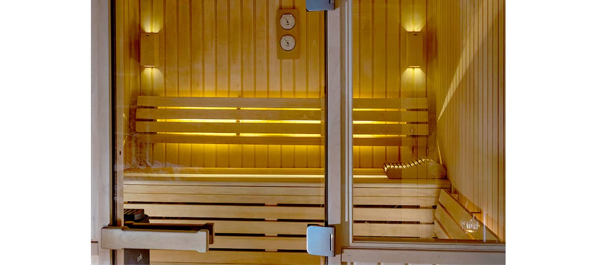 Infrared sauna at the Beaumarchais spa