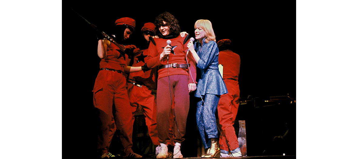 The musical Starmania at the musical Seine