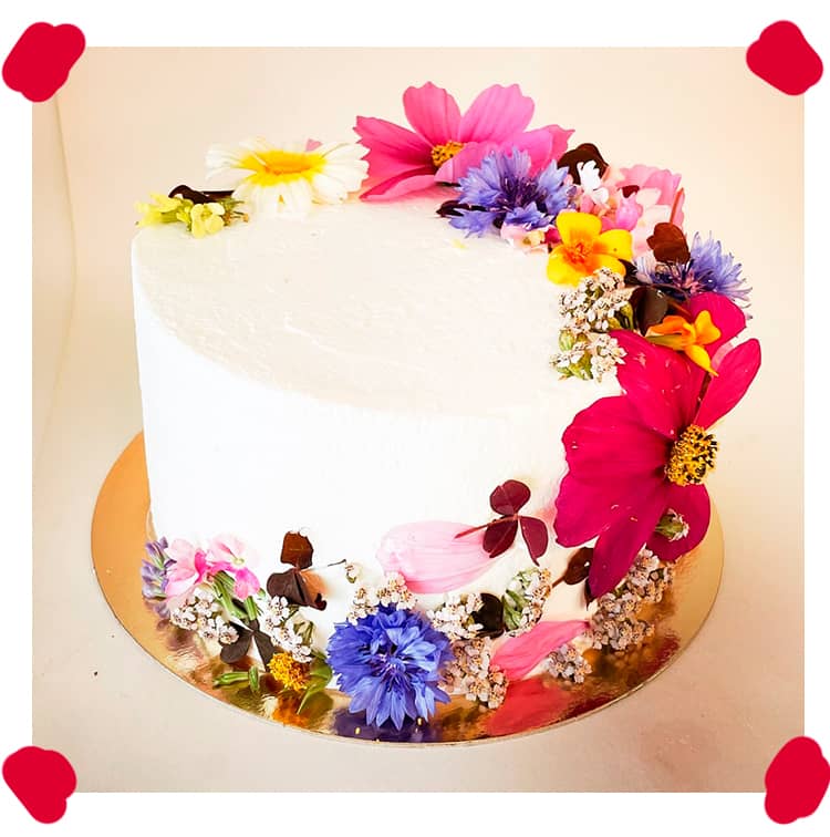 The lilly of the Valley birthday cake 