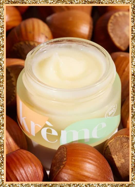 Hazelnut lip balm from Krème