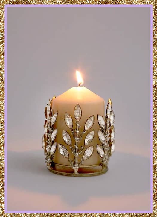 Christmas candle holder