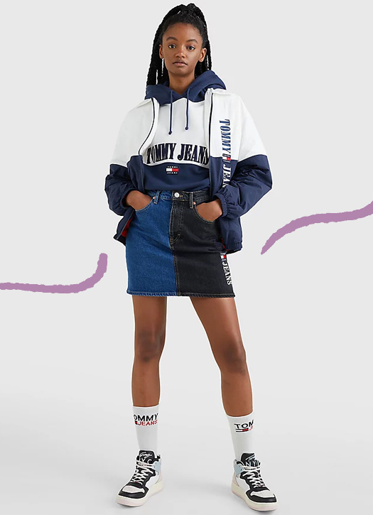 Jupe courte en jean pour ado Tommy Hilfiger