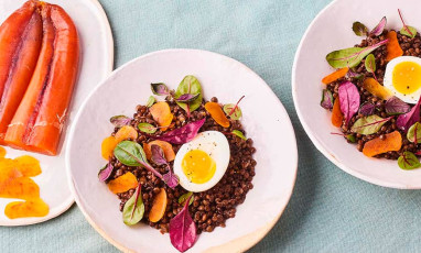 Salade Lentilles Poutargue