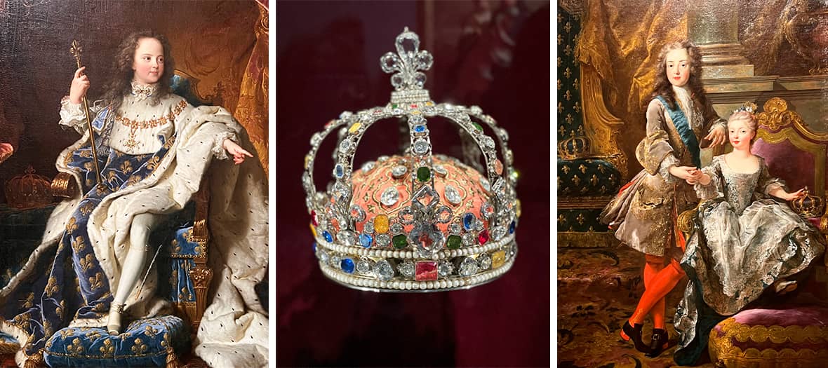 A crown of Louis XV,The King of France