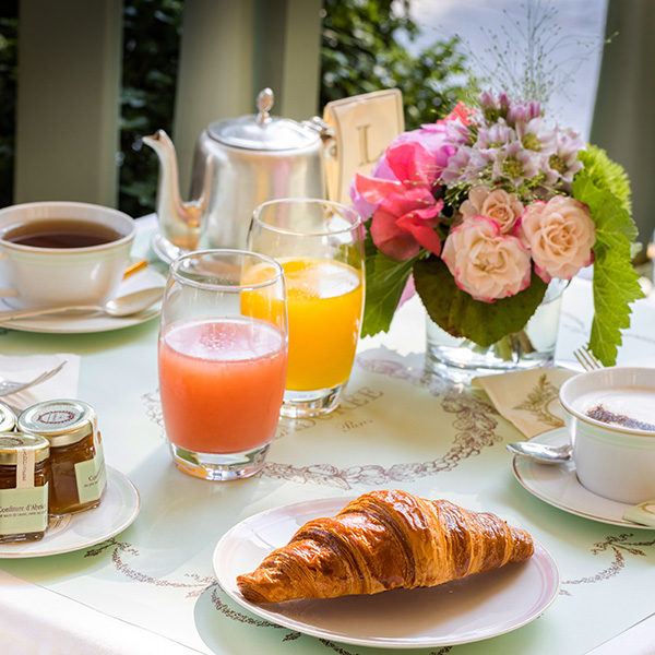 Breakfast at Ladurée in Paris