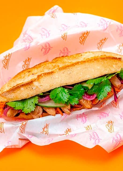 The baguette sandwich from Miss Banh Mi