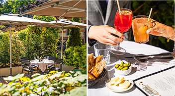 Auberge Du Bonheur Terrasse Paris