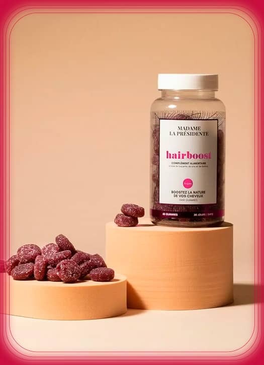 Les gummies Hairboost de Madame la Présidente