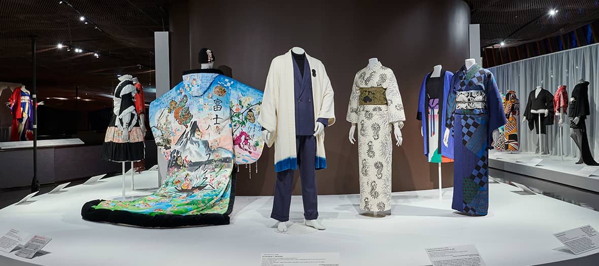 Couture kimonos at the Quai Branly Museum