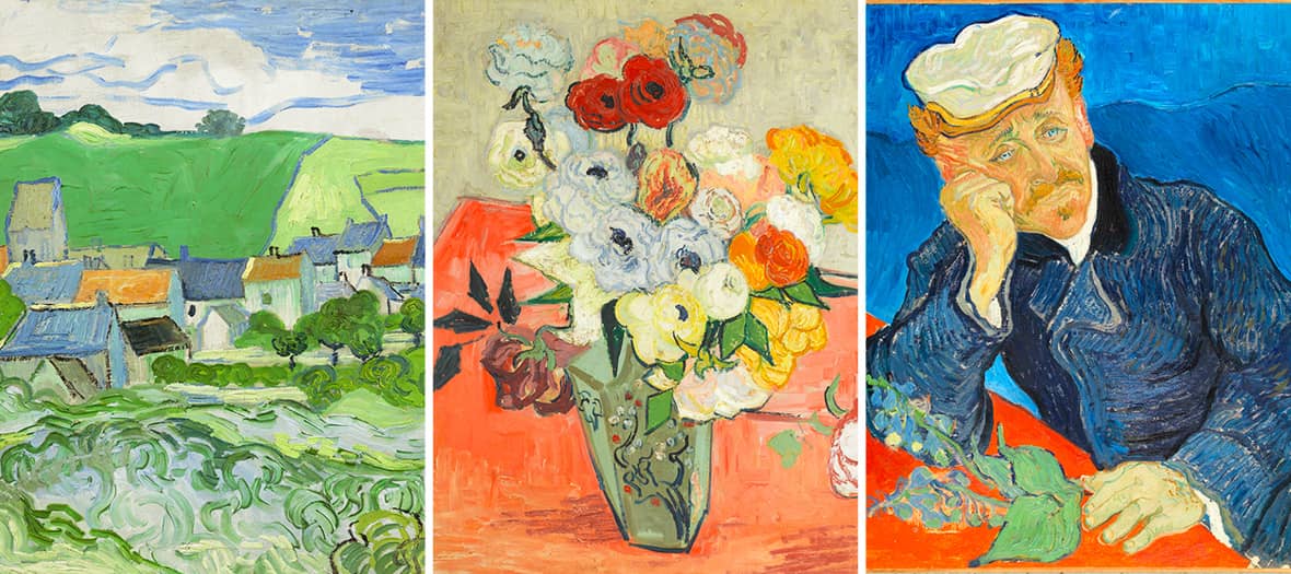 74 paintings and about thirty drawings of Vincent Van Gogh