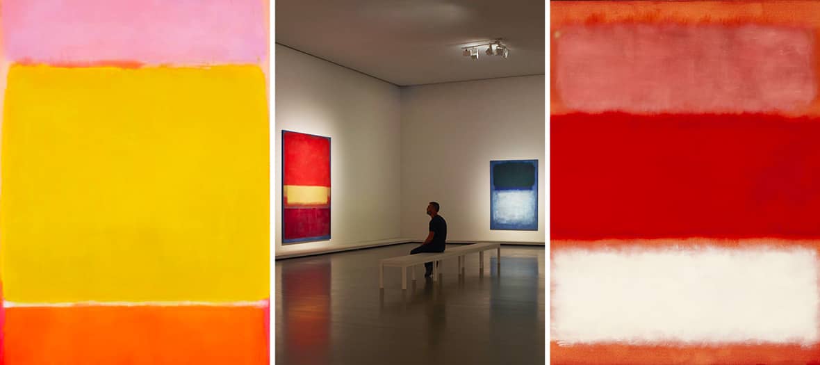 Work from Mark Rothko at the Louis Vuitton Fundation in Paris