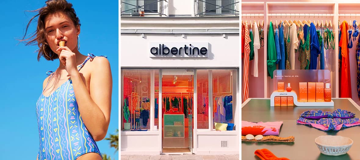 La boutique de maillots de bain et lingerie Albertine