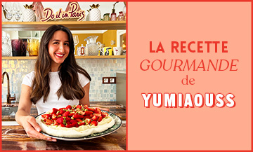 La Recette de la Pavlova  fraises et pistaches par Yumiaouss