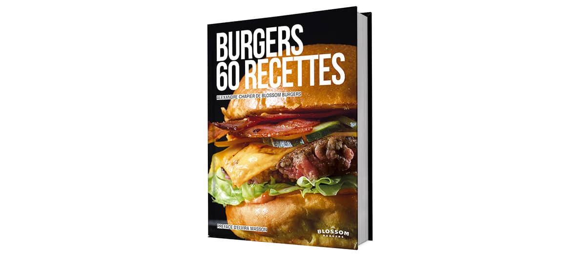 The burger book from the chef Alexandre Chapier