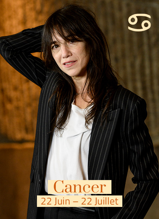 Charlotte Gainsbourg est Cancer