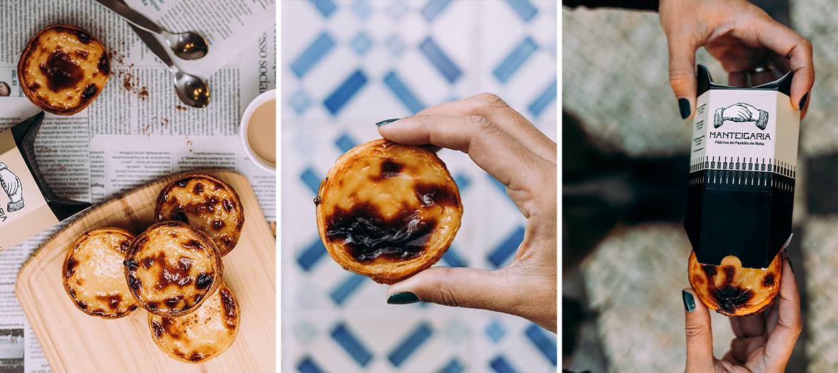 Les  pasteis de Nata  de chez Manteigaria