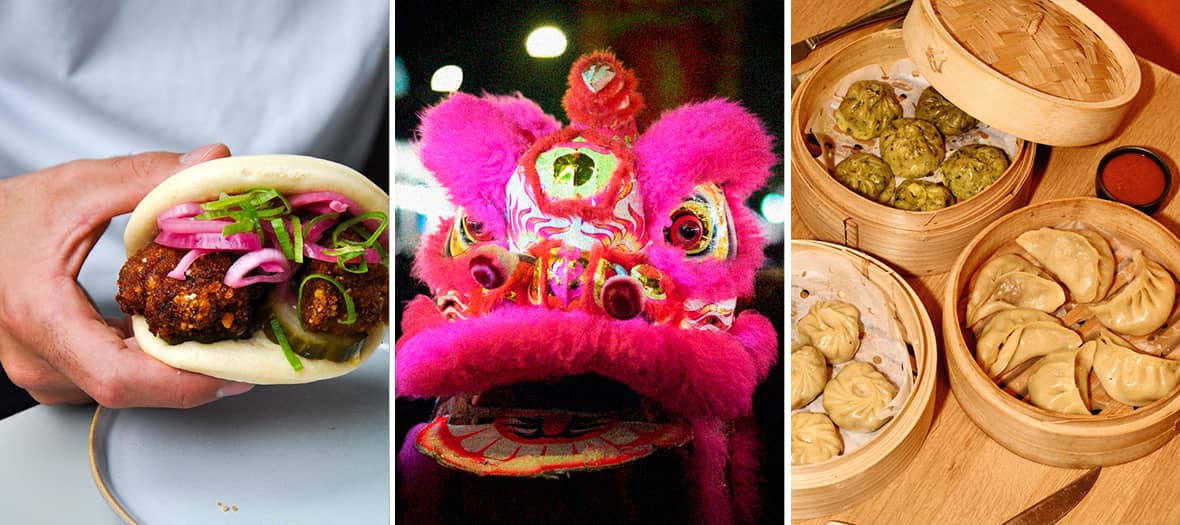The chinese Food Market for the chinese new year eve 2024