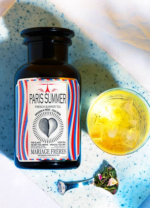 Boisson fraiche chez Mariage Frères Rive Gauche