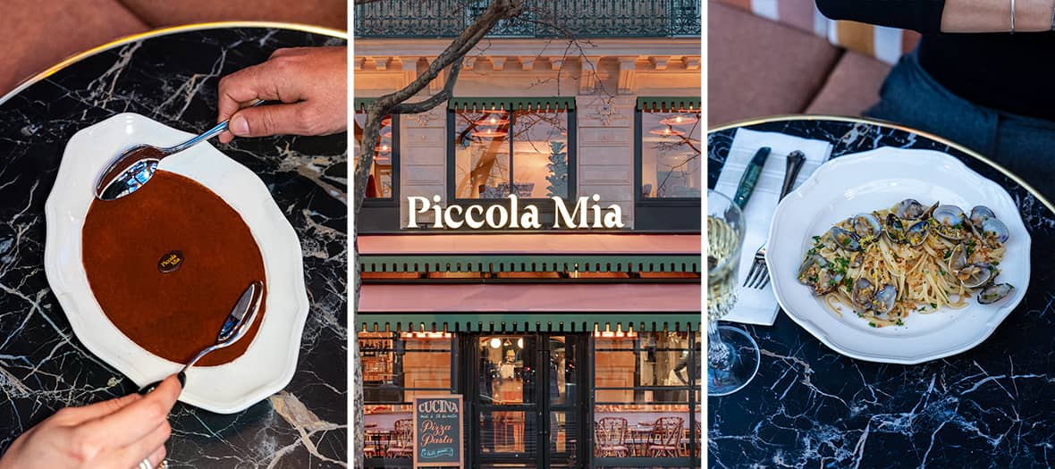 The menu from Piccola Mia