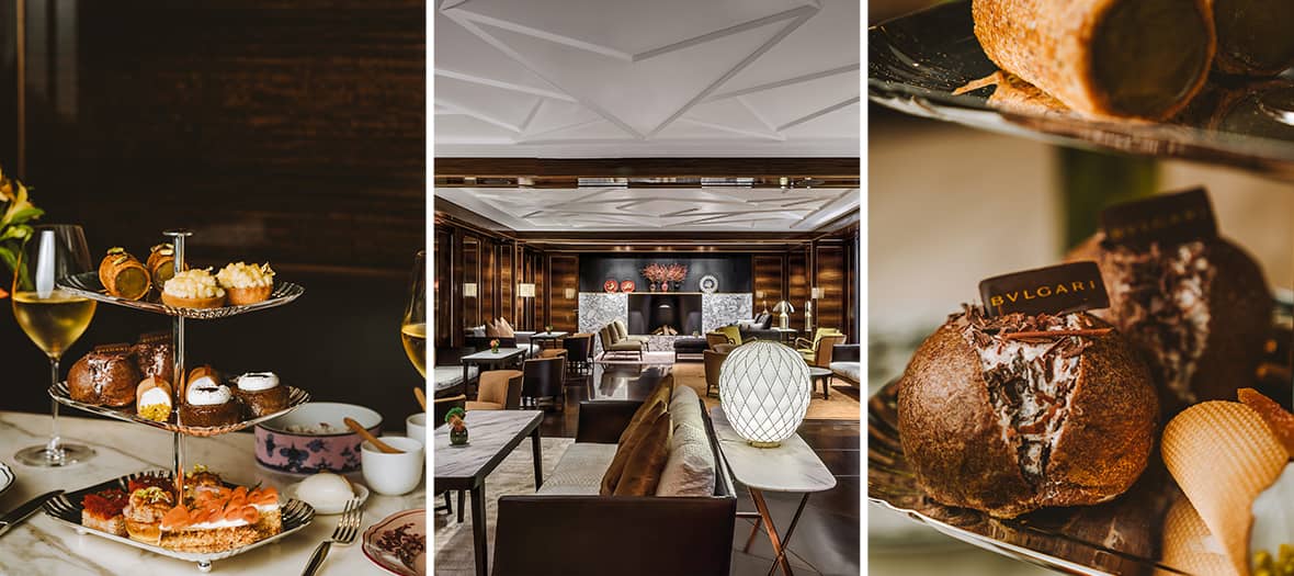 Le tea time de l'hôtel Bulgari à Paris