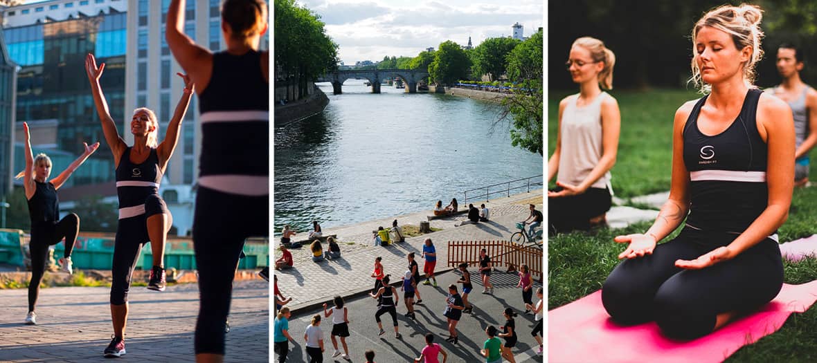 Swedish Fit outdoor sport class in Paris