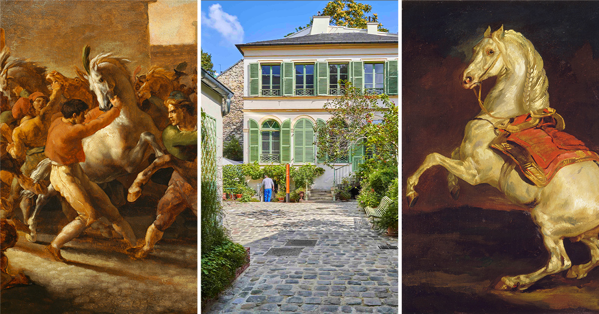 Tableaux Les chevaux de Géricault à la vie romantique