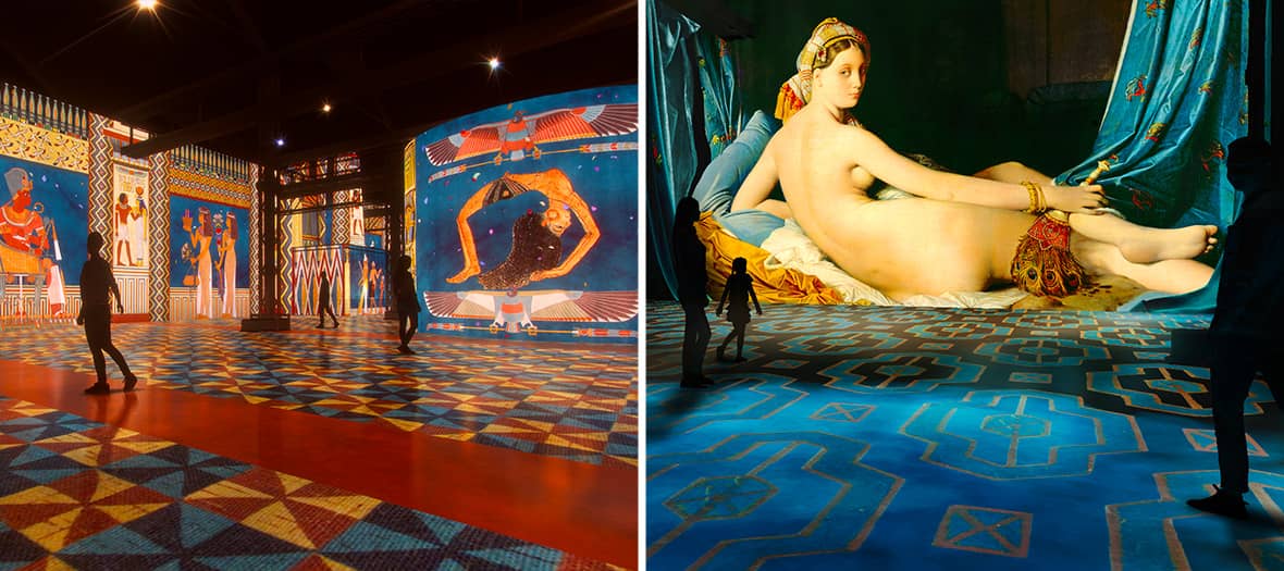 Les Orientalistes & L’Egypte des Pharaons, de Khéops à Ramsès II jusqu’au 5 janvier 2025 à l’Atelier des Lumières
