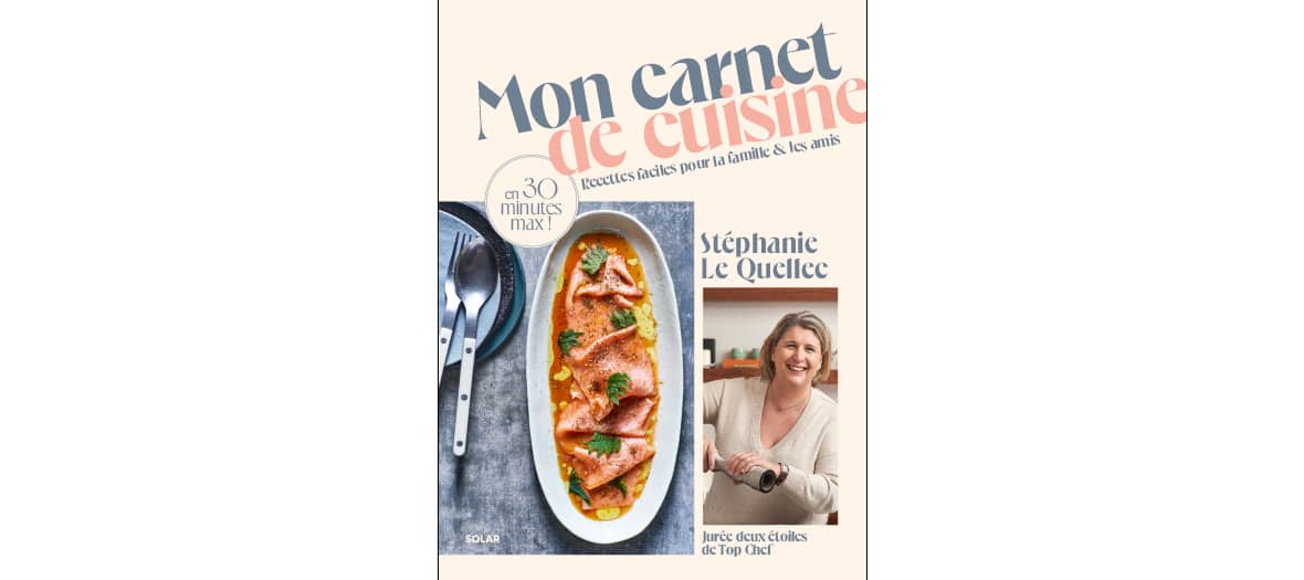Livre mon Carnet de cuisine de Stéphanie Le Quellec