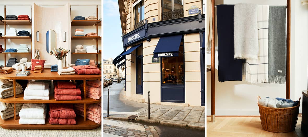 La boutique de literie Bonsoir Paris