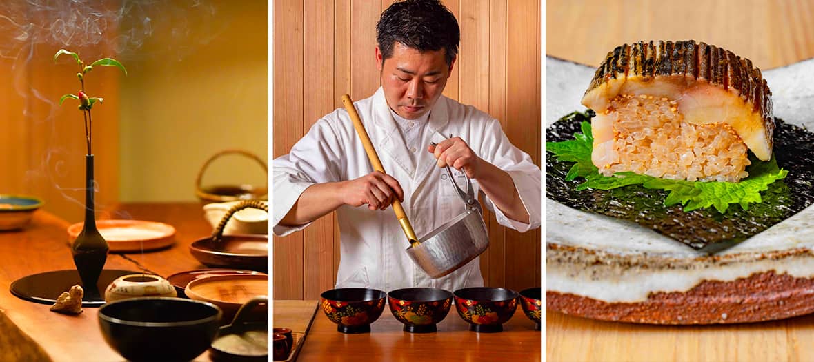 Le restaurant japonais Chakaiseki Akiyoshi à Paris