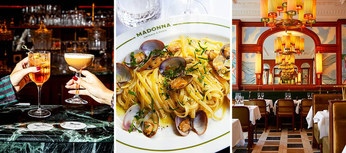 The italian restaurant Madonna in Paris