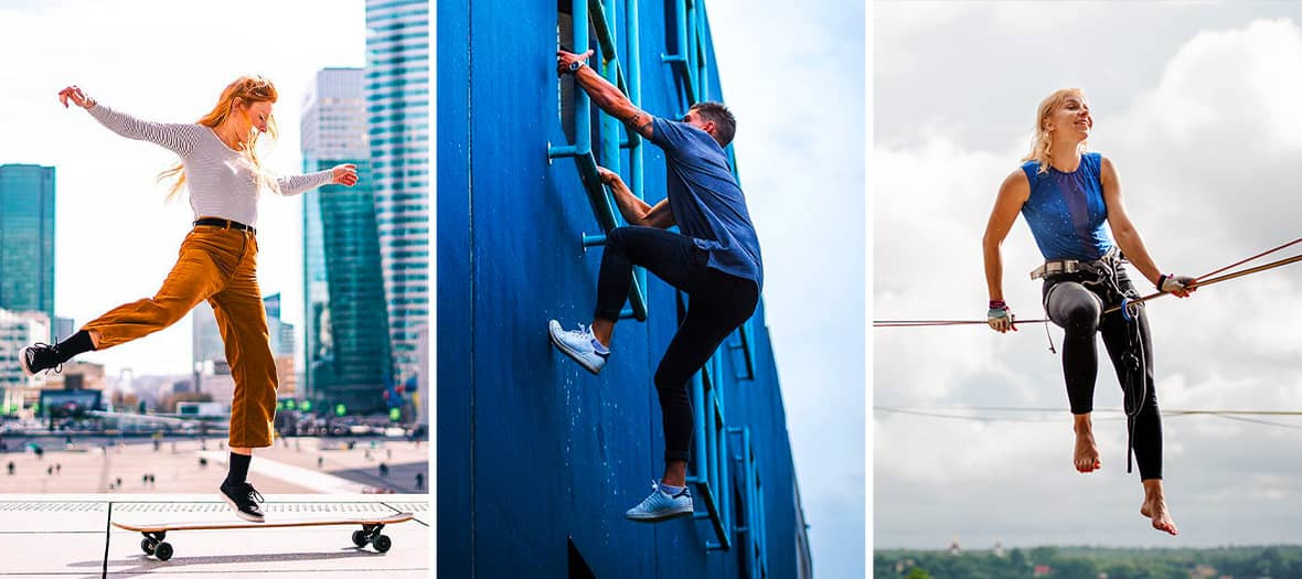 To make extreme activities in Paris