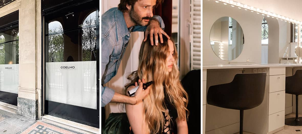 The hairdresser Adrien Coelho at Très confidentiel's in Paris