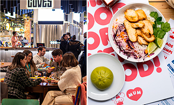 The street food market 'Boum Boum Villette' in Paris