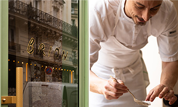 Le restaurant Brion à Paris