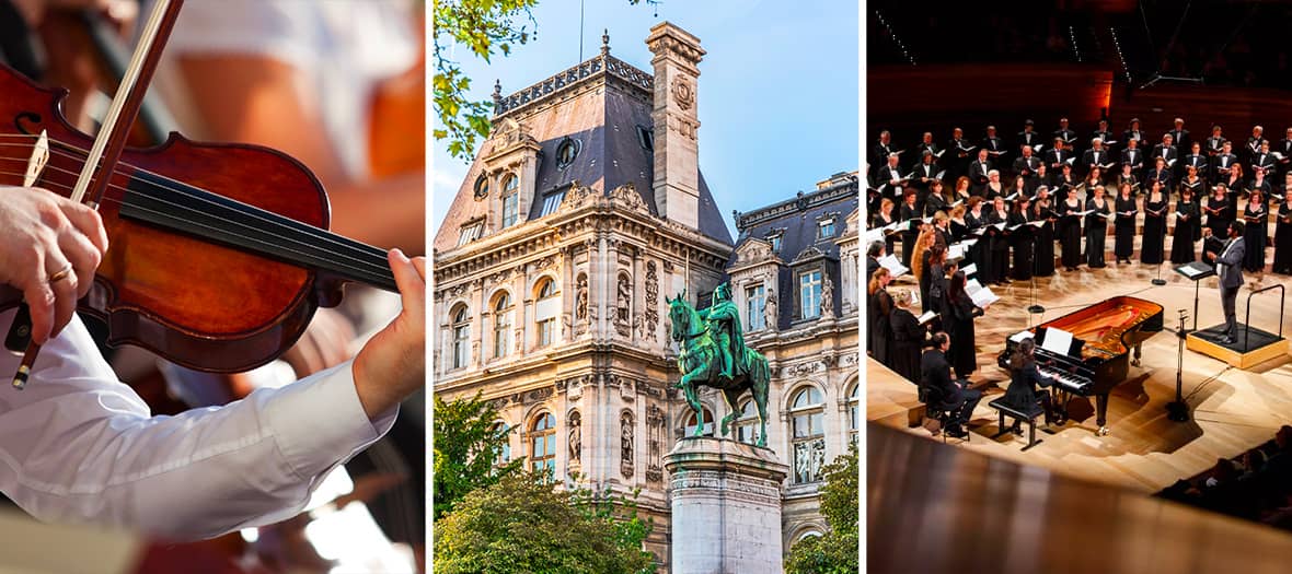 The Concert de Paris at hotel de ville