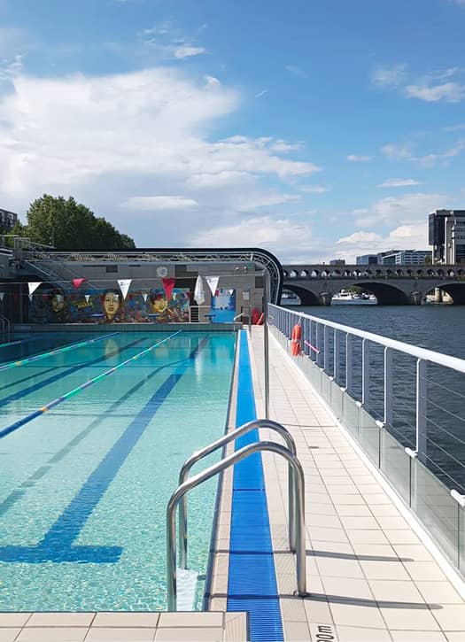 Joséphine Baker swimming pool in Paris
