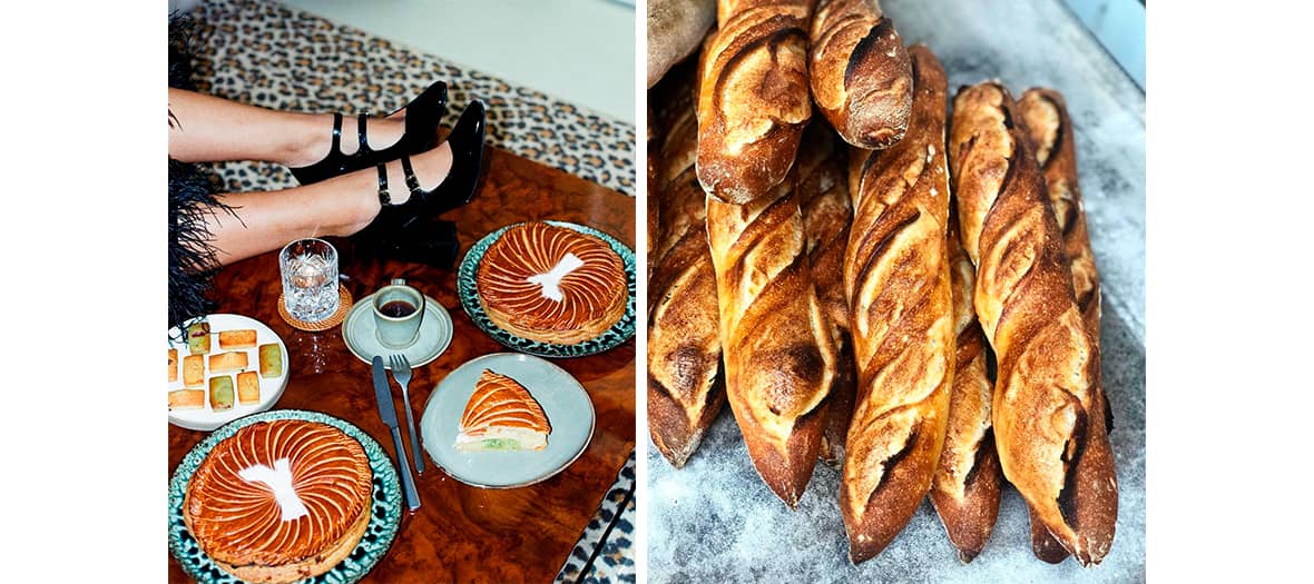 Galettes des rois, baguettes torsadées et ambiance gourmande de la boulangerie Liberté dans le 10e arrondissement de Paris.