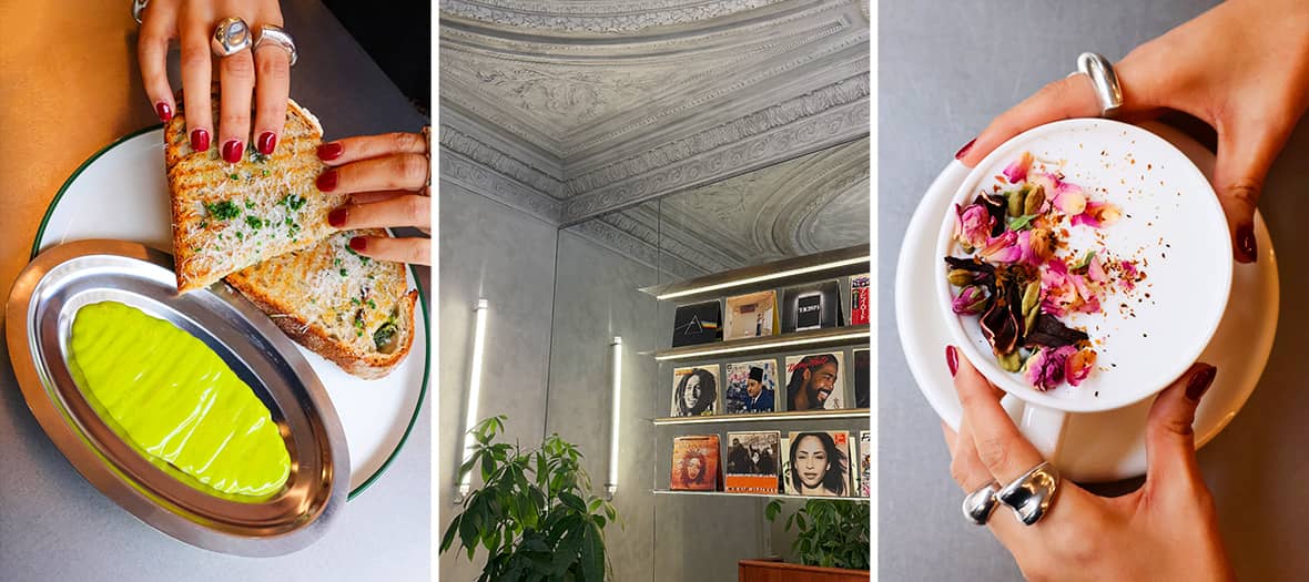 Cult Coffee Shop à Paris, café arty mêlant vinyles, boissons originales et toasts gourmands.