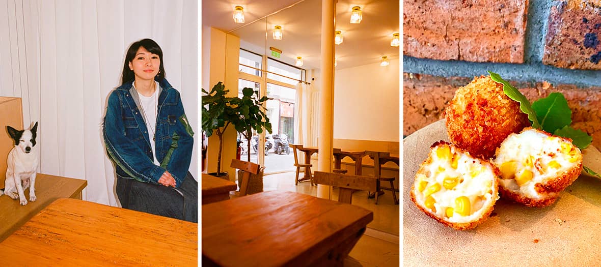 Spécialités japonaises maison servies dans la cantine japonaise Ine à Paris.