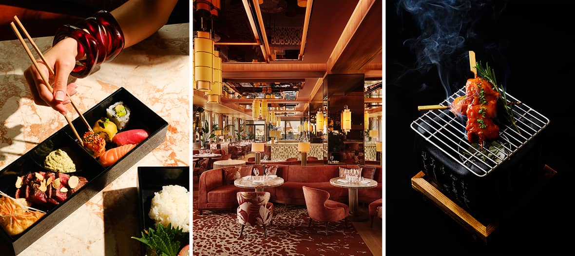 Sushis et grillades japonaises dans un cadre chic au restaurant Kinugawa Paris.